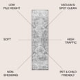 thumbnail image 3 of JONATHAN Y MODERN PERSIAN 2 x 8 Runner Rug, Vintage Medallion - Light Gray, MDP100A-28, 3 of 7