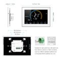 thumbnail image 2 of 95-240V Programmable Thermostat with 5+1+1 Time Zones, Touchscreen LCD Display with Backlight, Water/Gas Boiler Heating, Thermostat Lock Function, 2 of 8