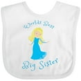 thumbnail image 3 of Inktastic World's Best Big Sister Girls Baby Bib, 3 of 4