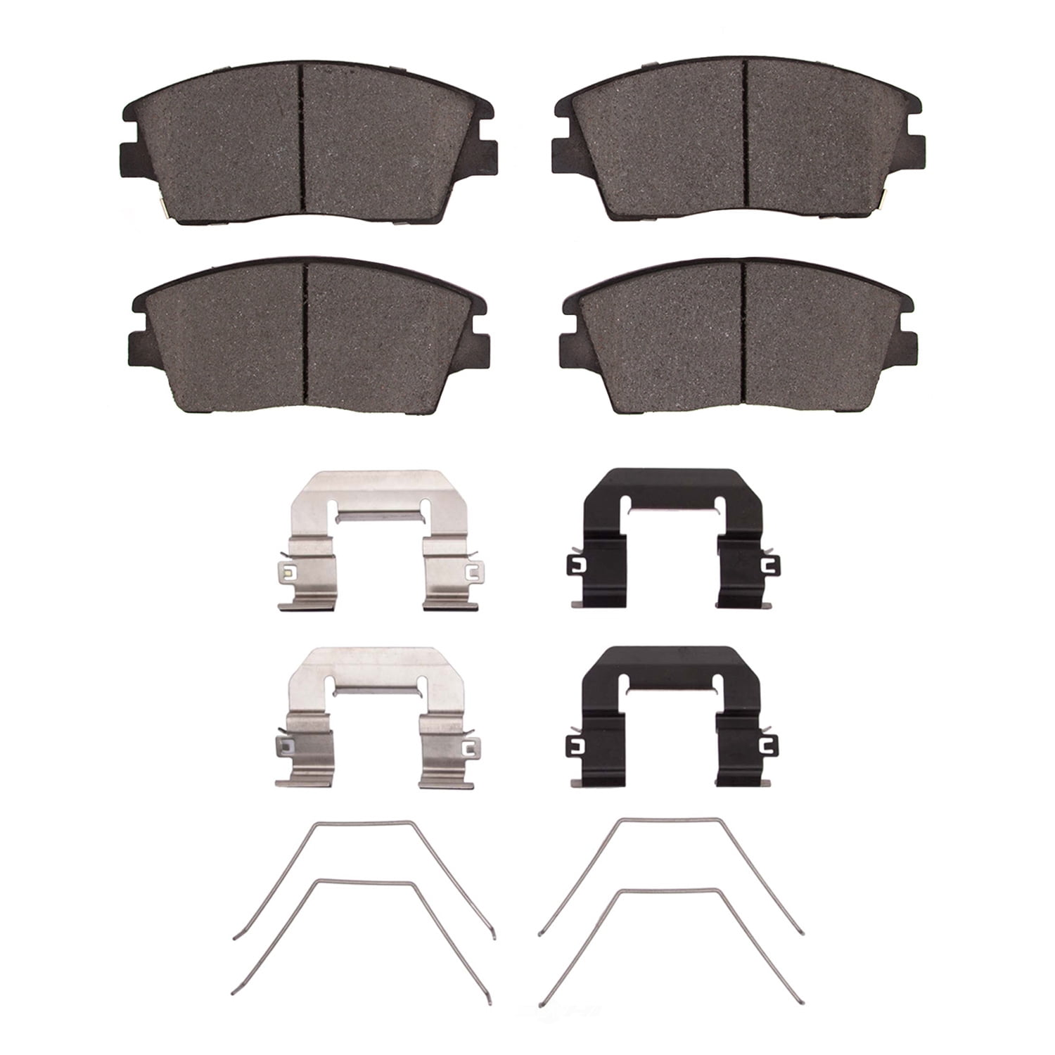 Dynamic Friction Company 1551-1847-01 DFC 5000 Advanced Brake Pads - Ceramic and Hardware Kit - OE