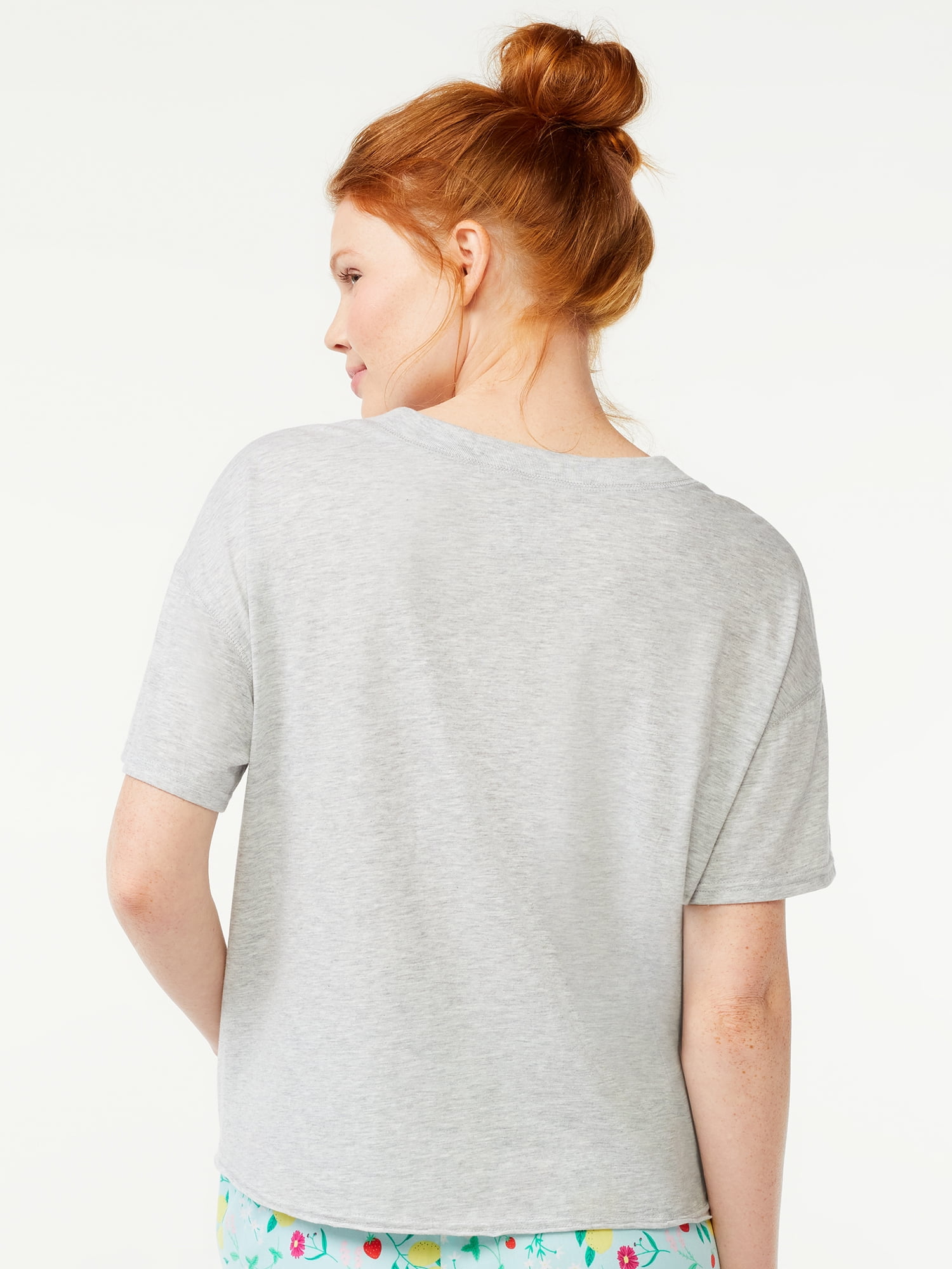 Joyspun Women's Graphic Sleep T-Shirt, Sizes S to 3X