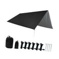 thumbnail image 2 of SunniMix Camping Tarp Lightweight Awning Canopy Shelter for Backpacking Traveling BBQ Black, 2 of 8
