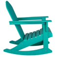 thumbnail image 3 of Chaise à Bascule Extérieure en Plastique HDPE Turquoise, 3 of 6