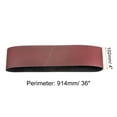 thumbnail image 2 of Uxcell 3 Packs Sanding Belts 4 x 36 Inch Belt Sander Paper 240 Grit Aluminum Oxide Sandpaper for Polishing Wood Metal, 2 of 6