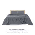 thumbnail image 2 of BLC Dark Grey Twin Sheet Set 3 Piece Brushed Microfiber Egyptian Bedding Extra Soft Cooling Bed Sheets Deep Pocket up to 15-inch Mattress Hypoallergenic Wrinkle Fade Shrink Resistant, 2 of 6