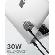 ALOGIC 30W Rapid Power USB-C Miniature GaN Charger, Dark Gray