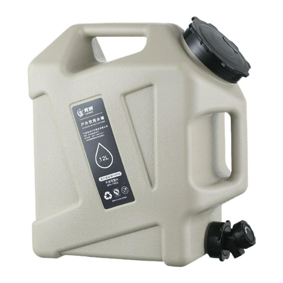 Kuntesetty Water Container Water Jug with Spigot Portable Drinking Container Leakproof 12L
