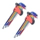 thumbnail image 1 of Long Hex Wrench Set, Metric and Standard Hex Wrench Set Hex Wrench with Ball Tip, SAE 1/16 to 3/8 In, 1 of 5