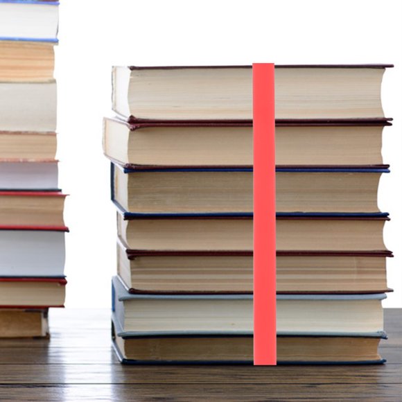 LOLIPPYY 10Ud Correa Elástica Colorida Para Sujetar Libros Y Planificadores En Oficina O Viajes