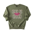 thumbnail image 7 of Camo God Is Good All The Time Sweatshirt for Women - Christian Faith Pullover Army Green Sweatshirt Adult Small, 7 of 7