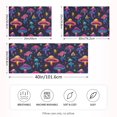 thumbnail image 4 of Haosy Satin Pillowcase for Hair and Skin Standard Cooling Silk Pillow Case with Envelope Closure Neon Mushroom and Star 20"x30", 4 of 9