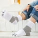 thumbnail image 3 of 3 pares de calcetines cómodos de algodón puro con puntera dividida, calcetines deportivos, calcetines de algodón para exteriores para hombres y mujeres, 3 of 6