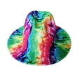 thumbnail image 3 of kaondbfi Summer Outdoor Travel Essentials Accessories Baseball Caps for Women and Men Tie-Dye Printed Hat Wide Jazz Hat Tie-Dye Hat for Party Clothings, 3 of 6