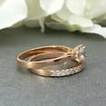 thumbnail image 3 of Engagement 2.50Ct Round Cut Diamond Women Bridal Set Ring 14k Rose Gold Plated, 3 of 4