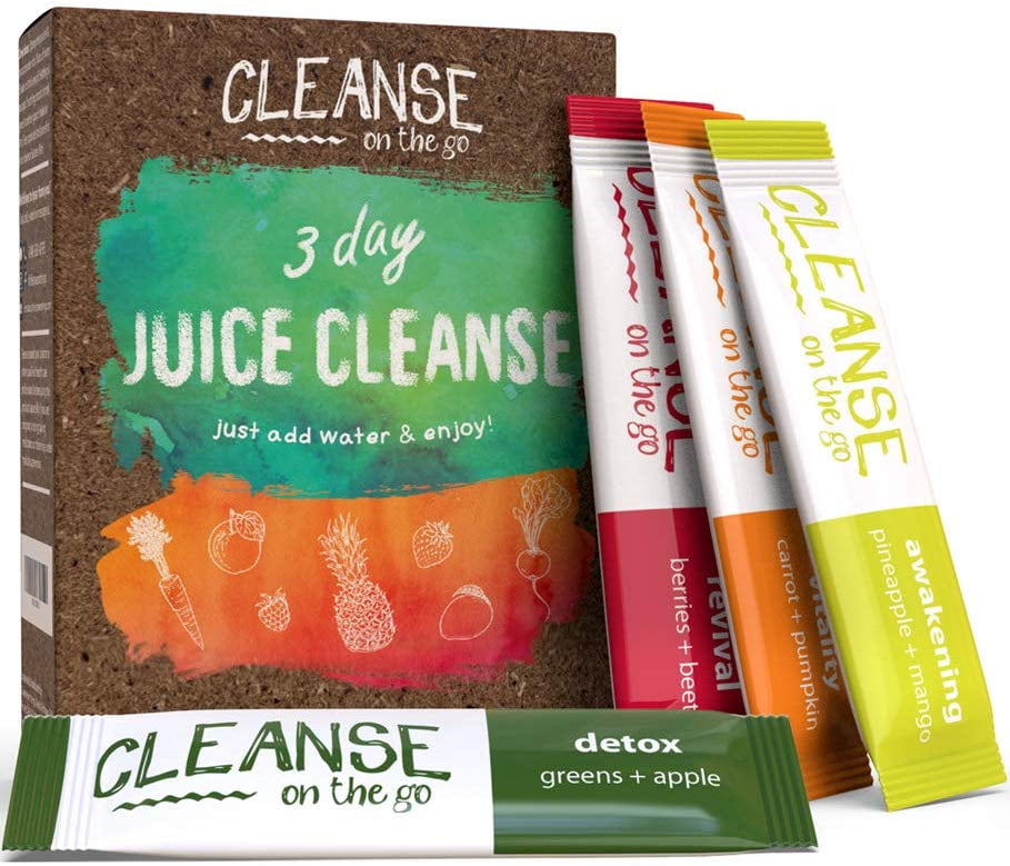 3 Day Juice Cleanse Just Add Water & Enjoy 21 Powder Packets