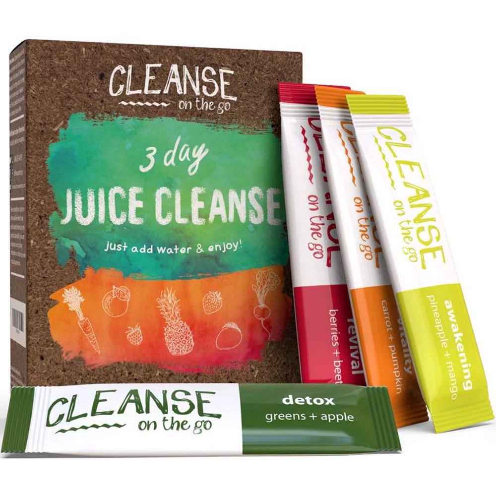 3 Day Juice Cleanse Just Add Water & Enjoy 21 Powder Packets