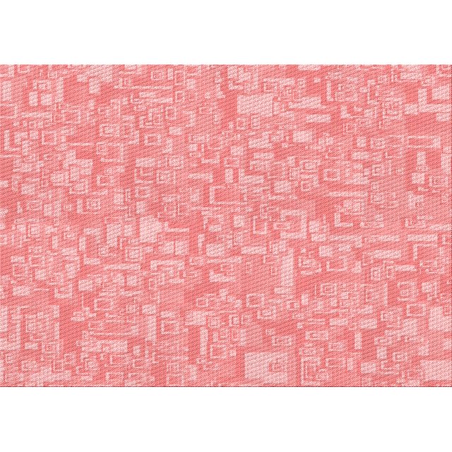 Ahgly Company Machine Washable Indoor Rectangle Transitional Pastel Pink Area Rugs, 7' x 10'