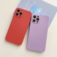 thumbnail image 4 of Funda de silicona suave a prueba de golpes para iPhone, carcasa trasera de Color sólido para iPhone 14, 13, 11, 12 Pro Max, XS, X, XR, Mini, 7, 8 Plus, SE 2022, 4 of 4