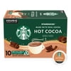 Starbucks Coffee K-Cup Pods, Naturally Flavored Hot Cocoa For Keurig Coffee Makers,10 Pods