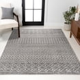 thumbnail image 4 of JONATHAN Y MOROCCAN HYPE 4 x 6 Area Rug, Arta Moroccan Vintage Geometric - Gray/Cream, MOH106B-4, 4 of 9