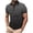 Dark Gray, variant on Polos Shirts for Men Fashion Gradient Striped Print T-Shirts Casual Men's Summer Tops Loose Button Lapel Blouses Lightweight Outdoor Work Vacation Golf Shirts