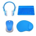 thumbnail image 1 of Tech Theory - Home School Kit, Includes Bluetooth Keyboard, Wireless Mouse, Wired Headset and Mouse Pad, Blue, 1 of 5