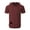 24H Maroon, variant on ZIMEGO Men's Short Sleeve Hoodie - Vintage Color Dyed Pullover Hooded Henley Shirt