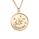 thumbnail image 1 of Collar para Mujer de Horóscopo LuckyLy, Acero Inoxidable con Baño de Oro 18k y Dije de Signo Zodiacal, Modelo Astra dorado UNITALLA, 1 of 8