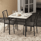 thumbnail image 1 of Juego de Comedor para 2 Personas Gigacloud - Mesa Compacta con 2 Sillas para Cocina o Apartamento, 1 of 13
