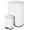 White, variant on LAZY BUDDY 13.2 & 1.3 Gallon Kitchen Trash Can Combo, Stainless Steel Step Garbage Bin with Lid, Rectangular