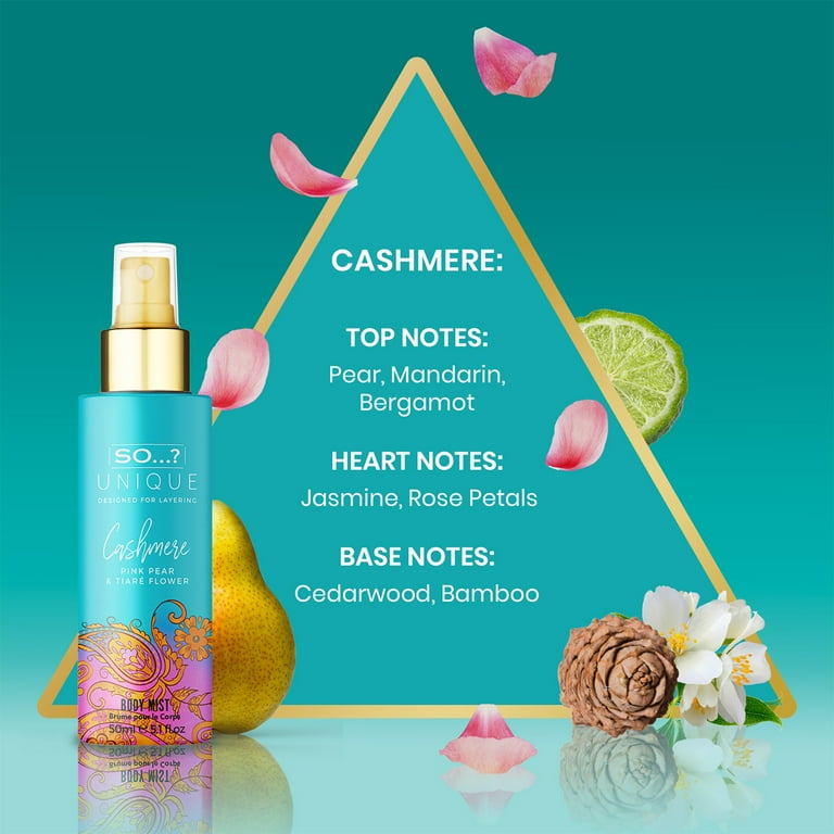 So, Body Mist Set, 6 Pc Fragrance Gift Set, 50 ml, Women's