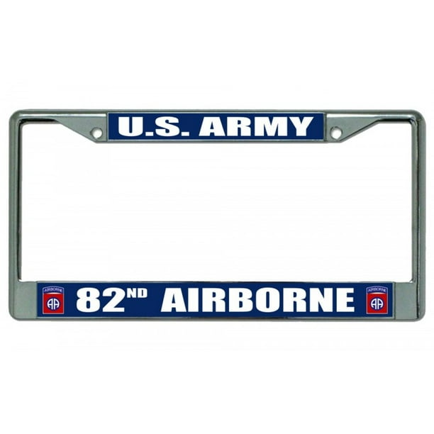 US Armée 82e Aéroporté Photo License Cadre de Plaque