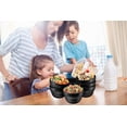 thumbnail image 7 of Bruntmor 8 Oz Ceramic Dessert Bowl Set of 6 in Matte Black, 8 Ounces Ceramic Chip and Dip Bowls, Small Ceramic Dish Set for Snacks, Nuts, Chip and Dip at Party and Thanksgiving (Classic), 7 of 7