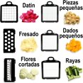 thumbnail image 3 of Cortador de verduras 22 en 1,Picadora de verduras con 12 cuchillas de acero inoxidable,Multifuncional Vegetable Slicer Cutter,Material de calidad alimentaria,para frutas verduras y ensaladas, 3 of 4