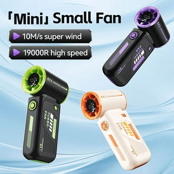 Mini Handheld AC Fan - Instant Cooling, Lightweight & USB-Powered, Perfect for Summer Outdoors
