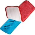 thumbnail image 6 of 3 Pack Microfiber Mop Head Replacements Washable Wet Dry Flat Floor Cleaning Pads 16.5 x 5.5 Inch Compatible with Rubbermaid Reveal Spray Mops, 6 of 7