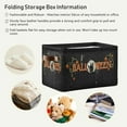 thumbnail image 6 of Coolnut Halloween Spooky Storage Bin for Toy Storage Basket Dirty Clothes Sundries Office Home Closet Organizer Shelf Cube Box Waterproof Laundry Basket Decor Gifts, 6 of 7