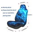 thumbnail image 3 of Daiia Blue Fire Wolf Printed Car Seat Cover - Waterproof & Sweatproof - Universal Fit, Machine Washable, Non-Slip - Seat Protector for Car, Truck, SUV, Van (1 Pack), 3 of 5