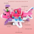 thumbnail image 4 of Actoyo Children's Play House Toy Aircraft Large Size Passenger Plane Kids Air Freighter Transport Cargo Toy Car Set, 4 of 12