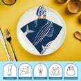 thumbnail image 6 of Jrxy Fish Cloth Napkin Polyester Home Decor Reusable Pack of 6 2 PCS, 6 of 7