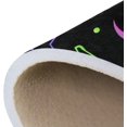 thumbnail image 7 of SKYSONIC Cute Neon Star Moon Non-Slip Area Rug, Colorful Cat Frame Floor Carpet for Indoor Front Porch,Living Room, Bedroom,Kitchen ,36"x24", 7 of 7