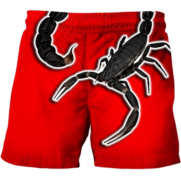 2022 Animal Scorpion 3D Print Short Pants For Children New Fashion Short Pants Streetwear Cool T Shirts4T Gong Bohan LED