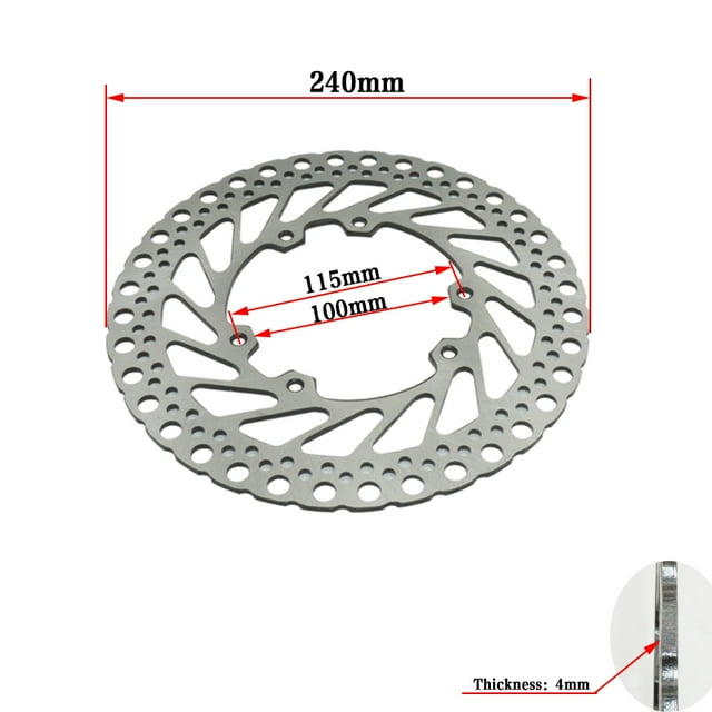 Motorcycle Rear Brake Disc Rotor Front 240mm For CR125 CR250 2002-2008 CRF250 CRF450 2002-2017 BSE KAYO T6 K6R