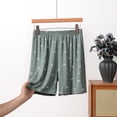 thumbnail image 2 of Posijego Plus Size Pajama Shorts for Women Summer Sleep Shorts XL–5XL Womens Elastic Waist Soft Stretch Lounge Shorts, 2 of 5