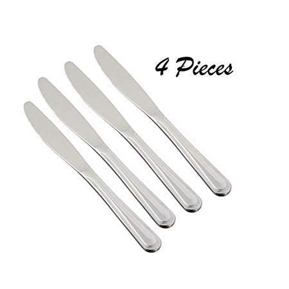 iKonbi Stainless Steel Cutlery Set of -4Pcs- Butter Knife & Dinner Knife 20 Cms