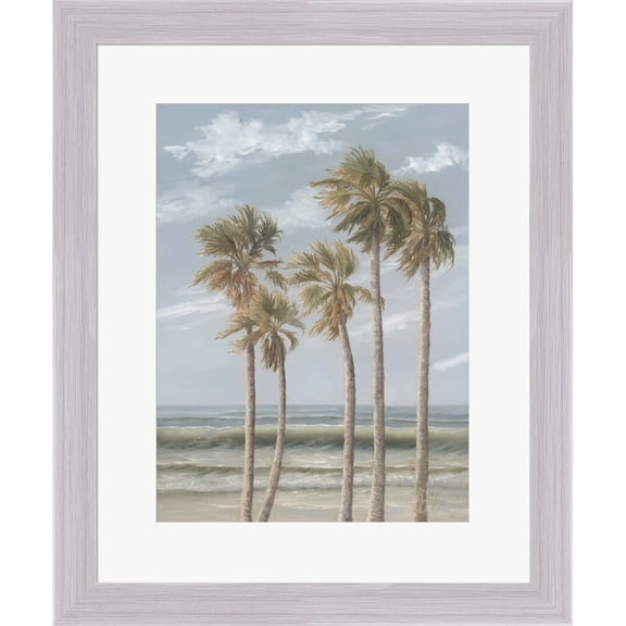 Great Art Now Wind in the Palms by Georgia Janisse, Framed Wall Art, 19.5W x 23.5H