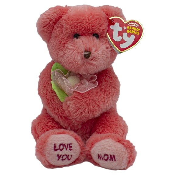 Ty Beanie Babies Dear Mom the Bear Mother's Day Plush Exclusive
