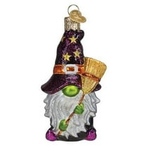 Old World Christmas Witch Gnome Hanging Ornament, 4-inch Height, Holiday Decoration