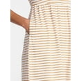 thumbnail image 4 of Time and Tru Women's Cotton Sleeveless Tiered Midi Dress, Sizes XS-XXXL, 4 of 5