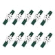 thumbnail image 3 of 10 Uds. De Clips de para Navidad, adornos navideños DIY, decoración de fiesta de año nuevo, Clip de pared de fotos, decoraciones para Kits de decoración para fiestas Pinza verde+flor blanca Matsuzay HA001767-05, 3 of 6
